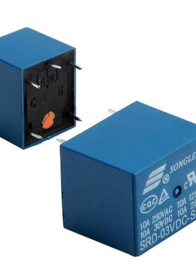 5Pcs V DC SONGLE Power Relay SRD-VDC-SL-C PCB Type Set
