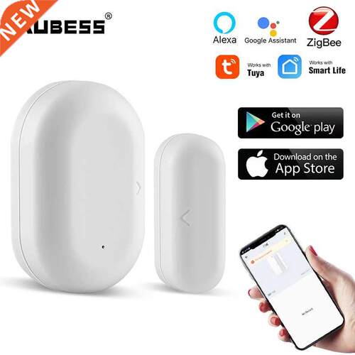 Aubess Tuya Smart Zigbee Door Sensor Door Open / Closed Dete
