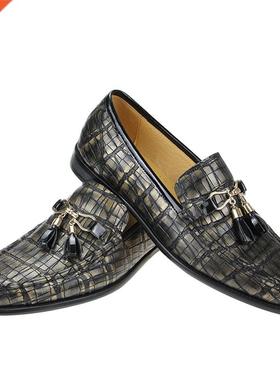 Shoes for Men Designer High Quality Genuine Leather Loafer F