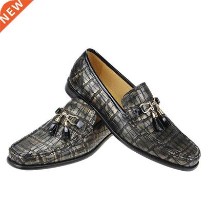 Shoes for Men Designer High Quality Genuine Leather Loafer F