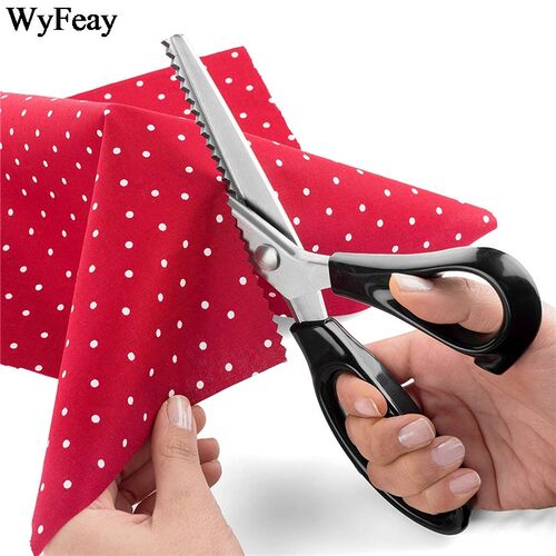 Sewing Dressmaking Tailor scissors Shear Pinking Scissor Lea