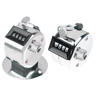 Portable 4 Digit Number Handheld Tally Counter Mini Mechanic
