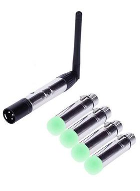 5 pcs DMX512 DMX Dfi DJ 2.4G 1 Transmitter and 4 Tricolor LE