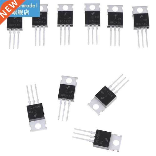 10PCS BD243C TO220 BD243 100V 6A TO-220 Bipolar Transistors