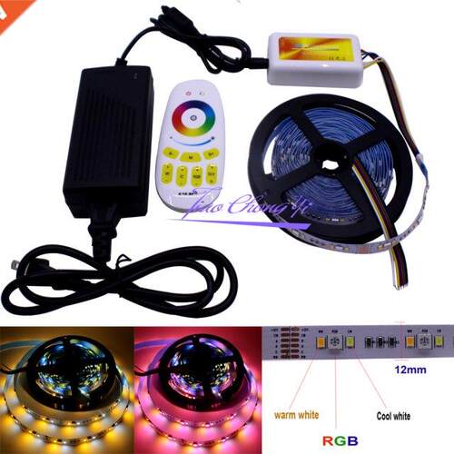 5M RGBCCT 90led/m led strip 5050 RGB+2835 White / Warm White