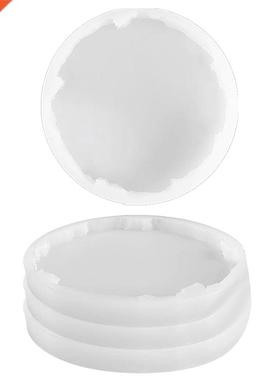 4 Pack Coaster Molds,Epoxy Resin Coaster Silicone Molds 适用