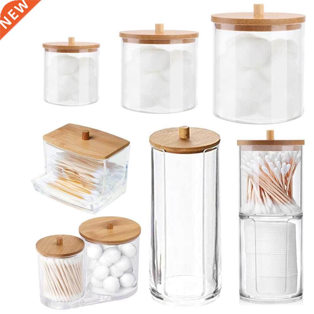 Makeup Cotton Pad Organizer Storage Box For Cotton Swabs Rod