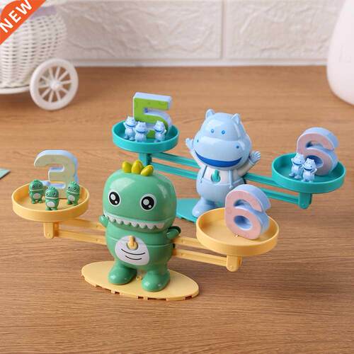 Cartoon Animal Balance Scale Math Toy Digital Weight Math Nu
