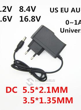 AC 100-240V DC 4.2V 8.4V 12.6V 16.8V 1A 1000MA Adapter Power