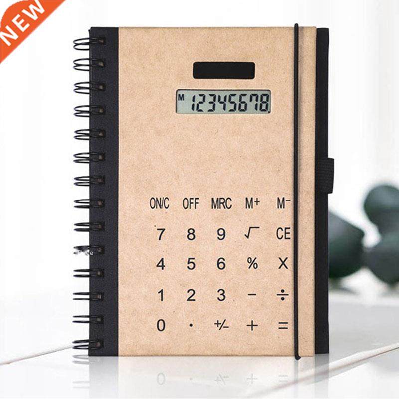 Ledger Calculator Notebook Calculator Combo with Pen Solar S