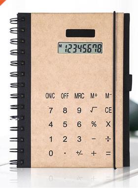 Ledger Calculator Notebook Calculator Combo with Pen Solar S
