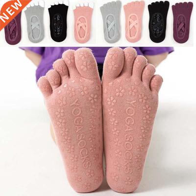 Yoga Anti-slip Socks 1 Pairs Women Pilates Backless Silicon