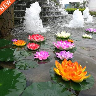 10/18 Cm Floating Artificial Lotus Fake Plant  Water Lily
