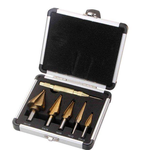 6pcs Set British Lad Drill Set Portable Beautiful Apertur