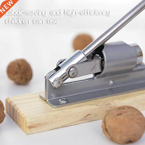 Hand Press Mechanical Metal Nut Breaker Nutcracker Wooden H
