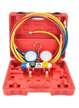 New Durable R410 R134 R22 R407C Dual Manifold Gauges Valve S