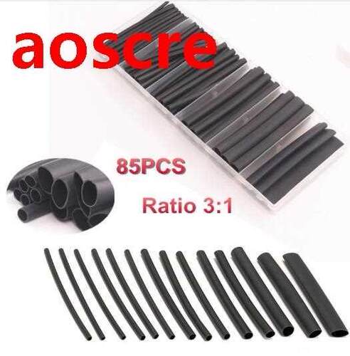 85PCS Polyolefin Ratio :1 Cable Assortment Wrap Wire Heat S