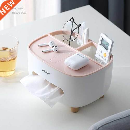Home Kitchen Desk Tissue Case Plastic Cover ABS Tissue Holde
