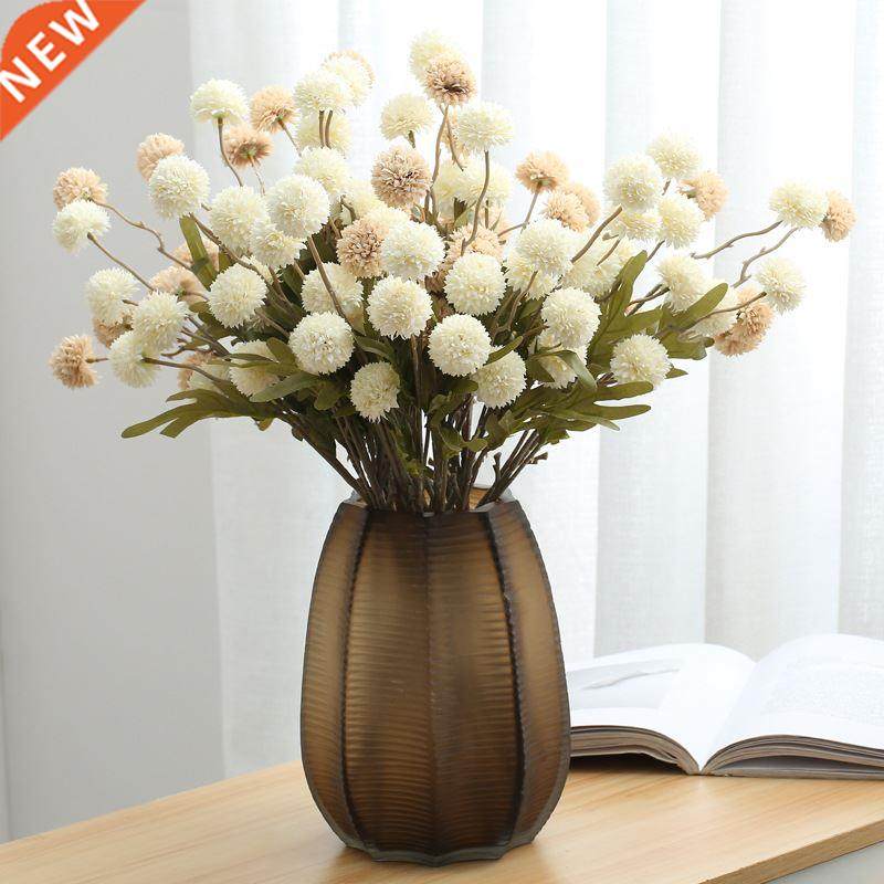 5 Heads Artfcal Flower Bouquet Slk Dandelon Flower Ball