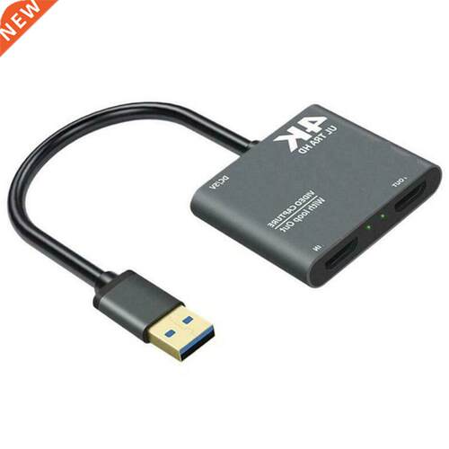 4K 1080P USB 2.0 to HDMI-compatible Video Audio Game Captu