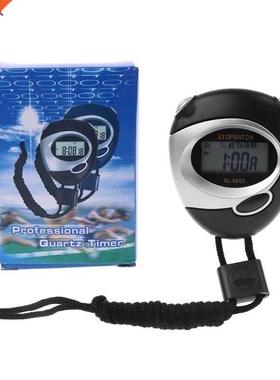 Sports Stopwatch Counter Tmer Chronograph LCD Dgtal Handh