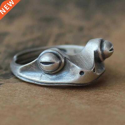 Frog Toad Animal Rings for Women men Artistic Design Retro