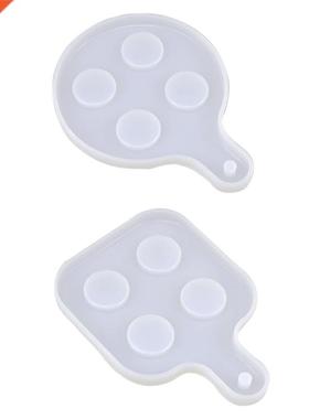 Shot Glass Serving Tray Resin Mold,8 Holes Silicone Wine Gla