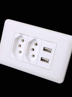 Wall Power razil Socket 15A rasil Standard Doule Soquete