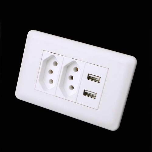 Wall Power razil Socket 15A rasil Standard Doule Soquete