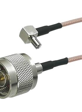 1Pcs RG316 N ale plug to TS9 ale Plug Right angle Connecto