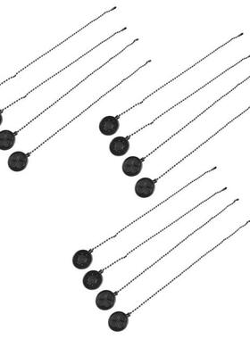 Ceiling Fan Pull Chain Set, 12 Pieces Bulb And Fan Pattern P