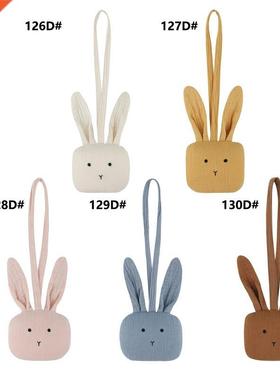 Handmade Baby Pacifier Clip Bunny Pendant Infant Newborn Pac