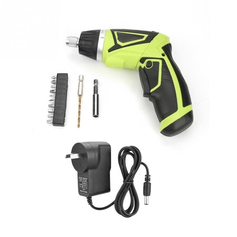 7.2V Rechargeable Li-ion Cordless Screwdriver Kit with 12pcs