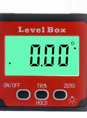 2/3key Digital Inclinometer Level Protractor Angle Gauge Met