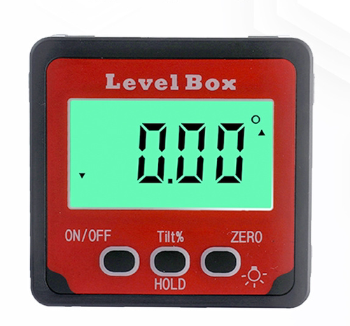 2/3key Digital Inclinometer Level Protractor Angle Gauge Met