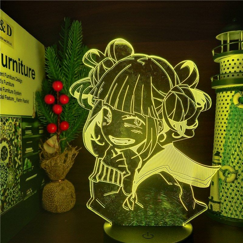 MY HERO ACADEMIA Himiko Toga 3D ANIME LAMP Boku no Hero Acad