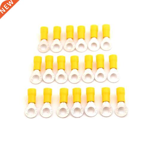 1 Pcs Yellow Ring Insulated Terminal Cable Wire Connector El