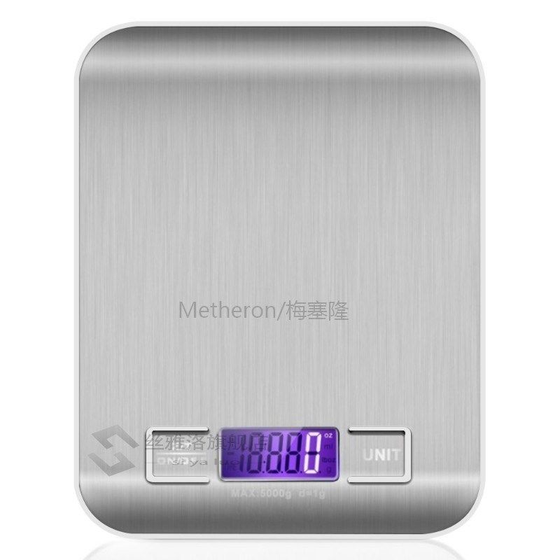 *5kg/10kg Electronic Kitchen Scale Digital Food Scale Stainl