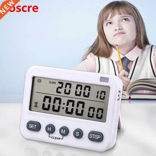 Digital Display Countdown Timer Kitchen Cooking Vibration Cl