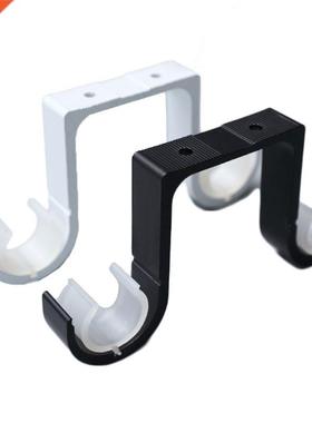 2pcs Double Curtain Rod Brackets Window Hardware Hook Holder