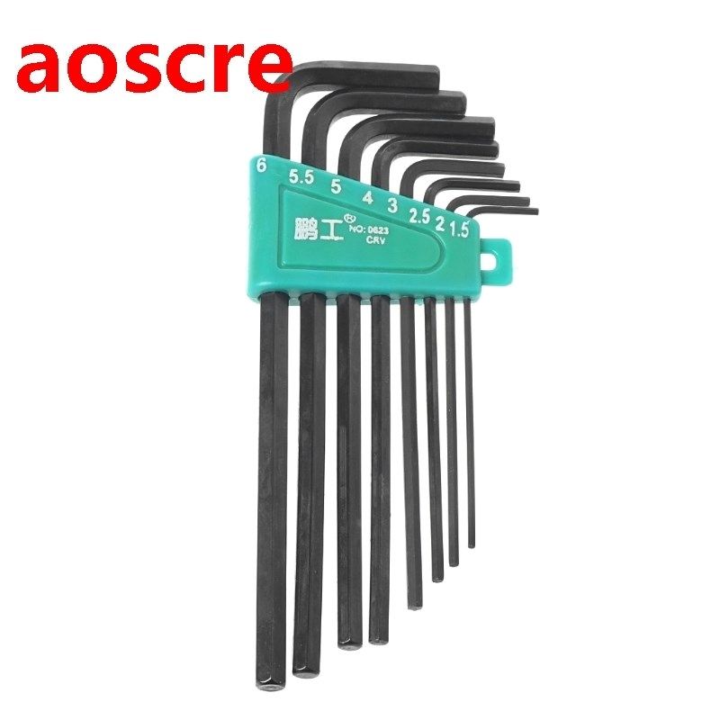 8Pcs/Set 1.5mm-6mm Hexagon Hex Allen Key Wrench Kit Spanner