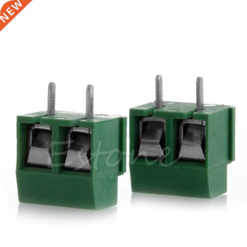 20pcs 300V 10A 2P Male PCB Screw Terminal Block Connector 5.
