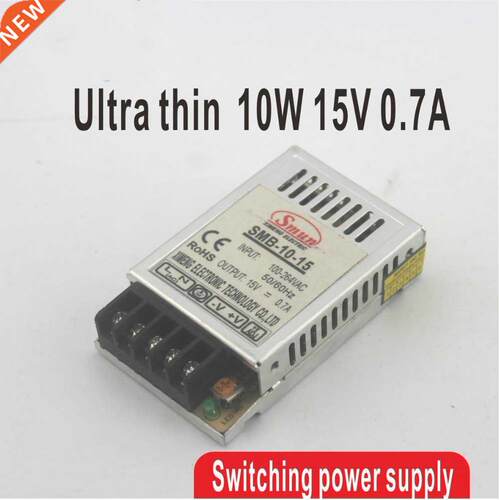 10W 15V 0.7A Ultra thin Single Output Switching power supply