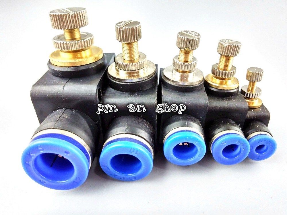 free shipping throttle valve sa 4-12mm air flow speed contro