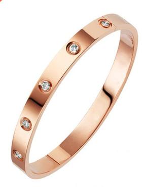 New Fashion Classic Women's Bangles For Women Gold Rose