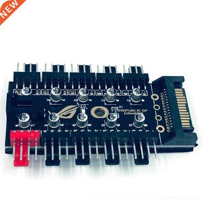 HUB Cooler Speed Controller Splitter Adapter Socket PC Speed