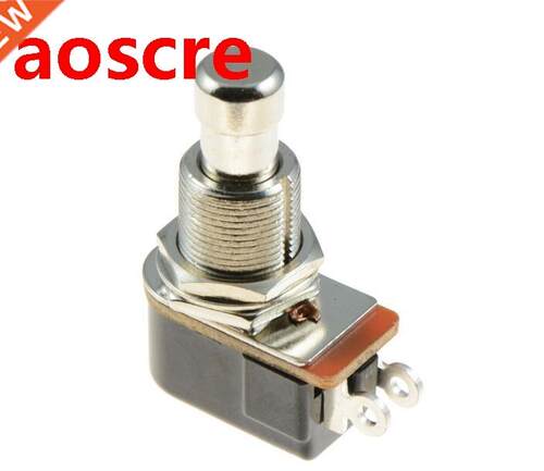 1pc SPST Momentary Soft Touch Push Button Stomp Foot Pedal E