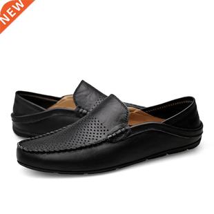 Italian Mens Shoes Casual Luxury Brand Summer Men Loafers Ge