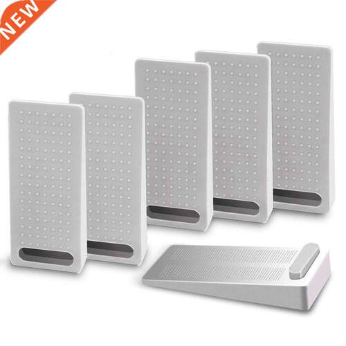6 PCS Door Wedge Rubber, Door Stopper, Heavy Duty Slip-resis