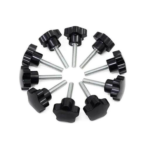 10 Pcs M8 x 40mm x 2mm Clamping Knob Thread Replacement Sta